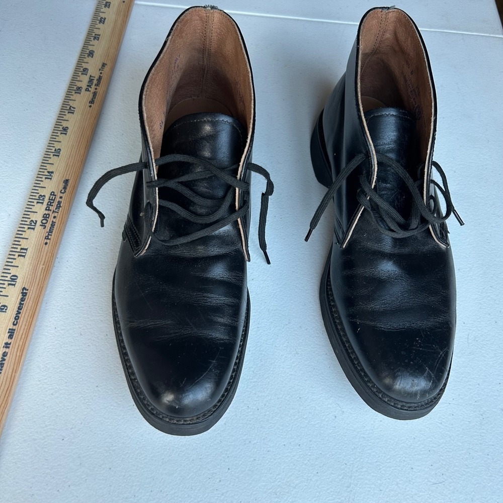 Red Wing Heritage 9196 Postman Chukka Mens 8.5 Black Leather Work Boots USA